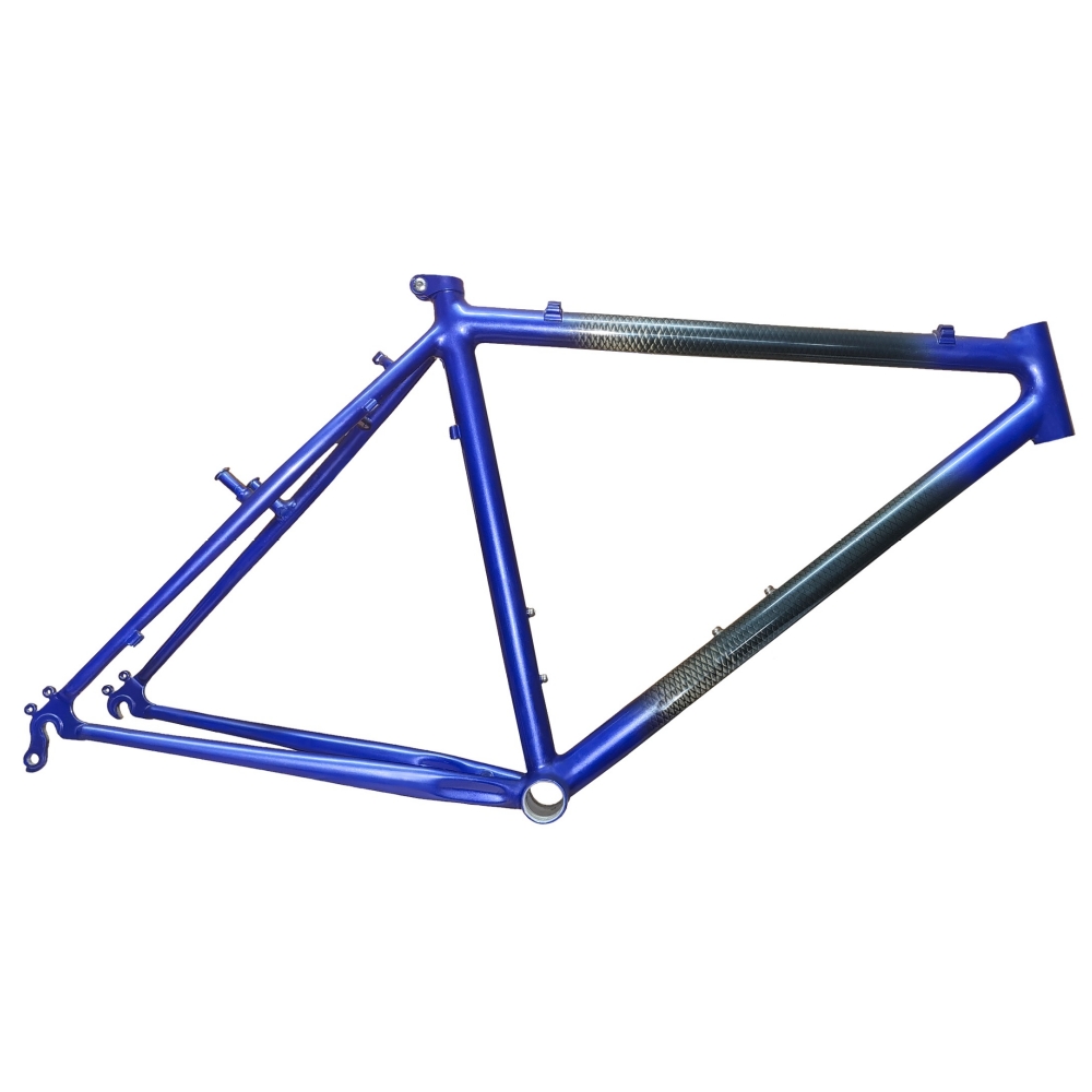 Cuadro Mtb Carbono Colores: Azul-Rojo y Amarillo