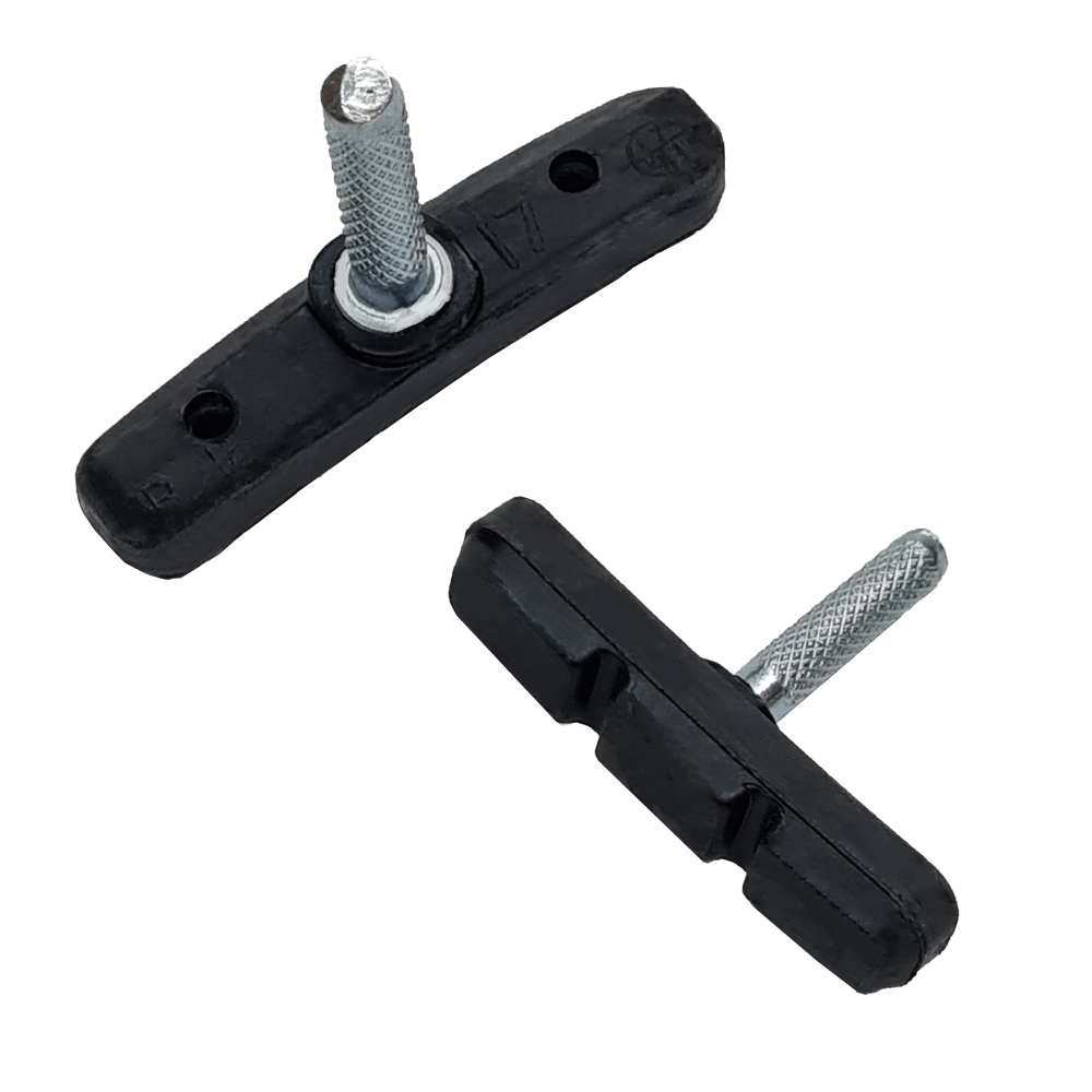 Par de Patines de Goma P/ Freno T/ Shimano C/ Vastago