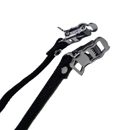 [11245] Correas Solas para Punteras Color Negras-El Par