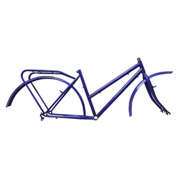 [12108] Cuadro y Horq. Mtb Dama C/Portapaq. Soldado Mismo Color y Guardabarro