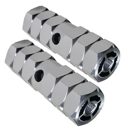 [11470] Pedalines Aluminio Apto Eje Delantero O Trasero Colores Anodizad 25.4