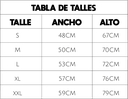 TABLA DE TALLES REMERA UNISEX